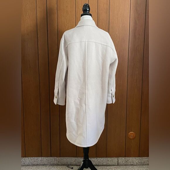 Vince Brushed Wool Shirt Coat size M - Picture 9 of 12